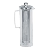 Cristel Filter Glass Teapot