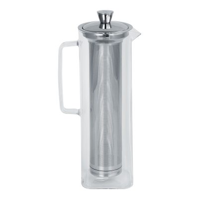 Cristel Filter Glass Teapot