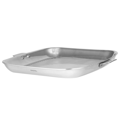 Cristel Casteline Stainless Square Grill - Removable Handle