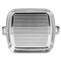 Cristel Casteline Stainless Square Grill - Removable Handle
