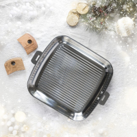 Cristel Casteline Stainless Square Grill - Removable Handle