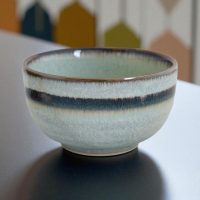 Green matcha bowl