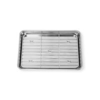 8 inch Stainless Steel Chef’s Prep Tray & Mesh