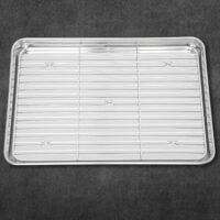 12 inch Stainless Steel Chef’s Prep Tray & Mesh
