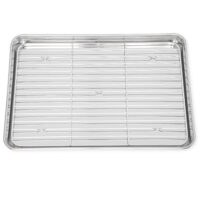 12 inch Stainless Steel Chef’s Prep Tray & Mesh