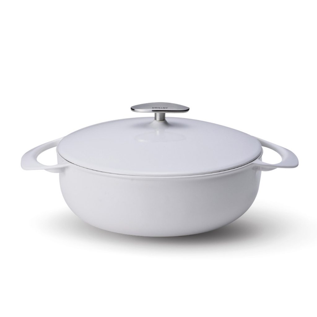 Uniloy Shallow Casserole White