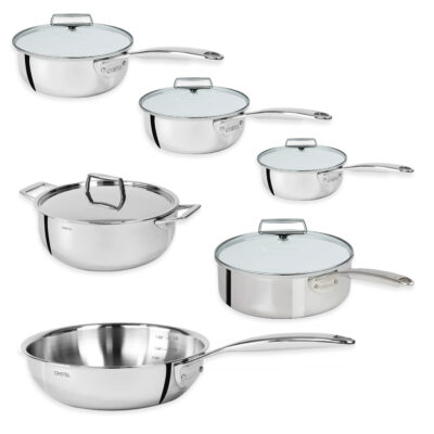 Cristel Cookware Set of 10
