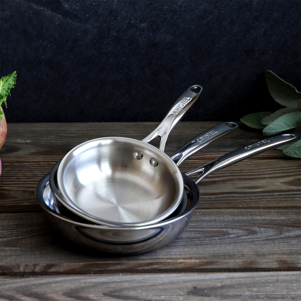 Cristel Mini Chef Pan Set of 3