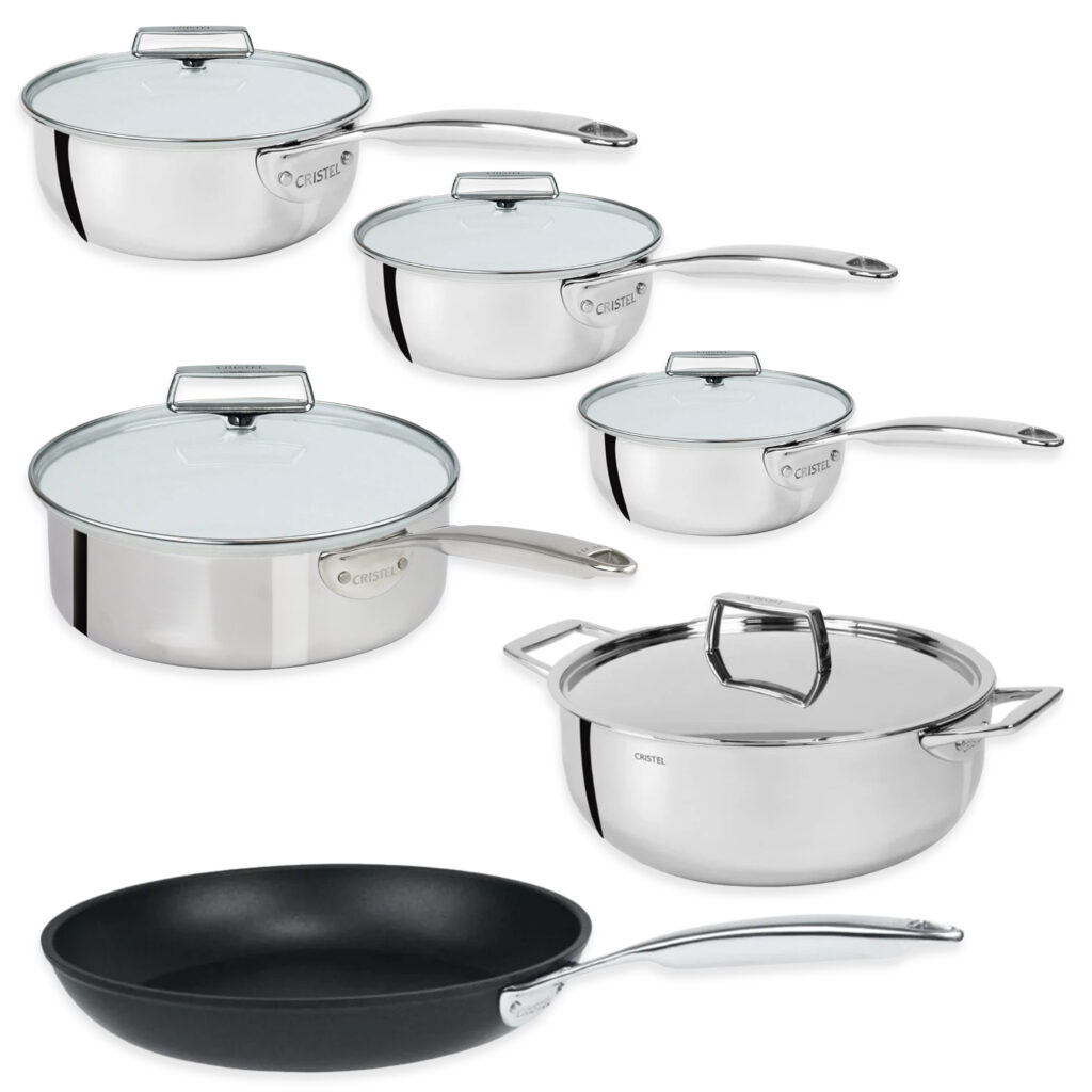 Cristel Cookware Set of 9