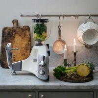 Ankarsrum Blender including tamper