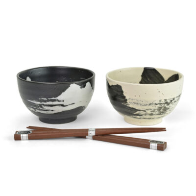 Black & white Bowl Set