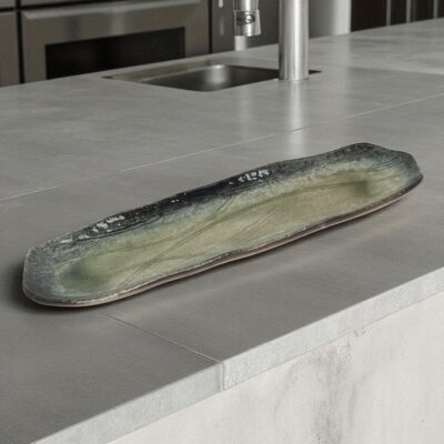 Green Sushi Plate 33.5cm