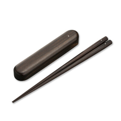 Marunao Chopstick with Spoon Set Ebony