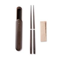 Marunao Chopstick with Spoon Set Ebony