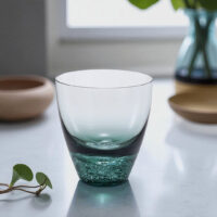 Sugahara Bubbles Indigo Blue Glass