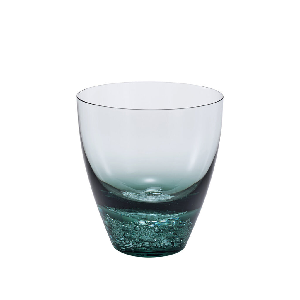 Sugahara Bubbles Indigo Blue Glass