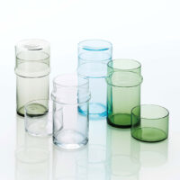Sugahara Cap n-Cup Clear Glass