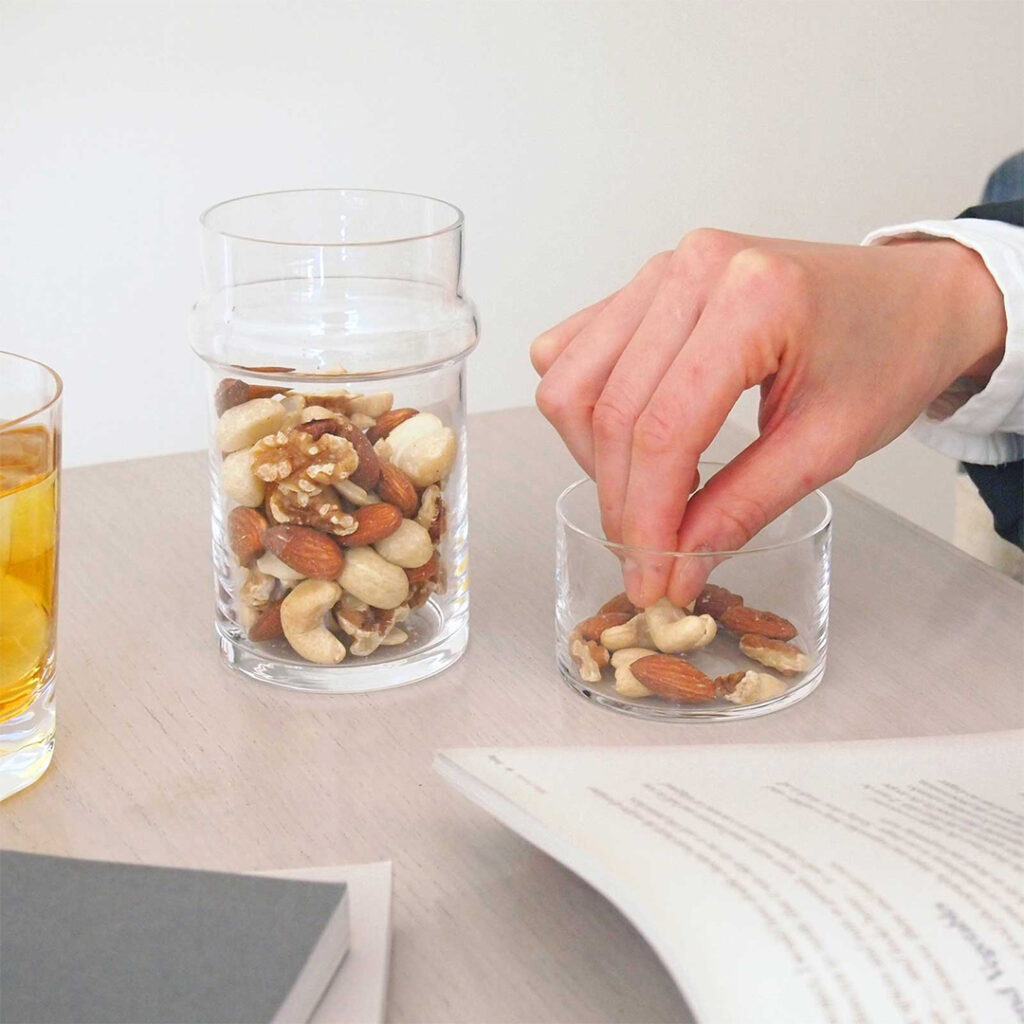 Sugahara Cap n-Cup Clear Glass