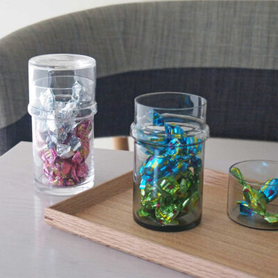 Sugahara Cap n-Cup Clear Glass