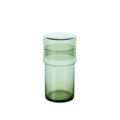 Sugahara Cap n-Cup Green Glass