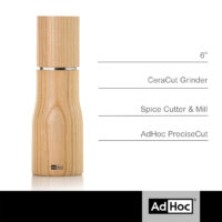 Adhoc Salt & Pepper Mill Brown 15cm