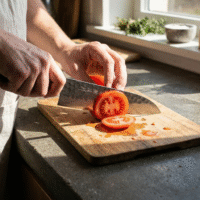 Sakon 17 Layer Brown Santoku