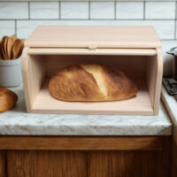 Hinoki Roll-Top Bread Box