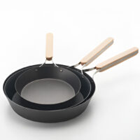 Wahei Enzo Nitrided Carbon Steel Frying Pan