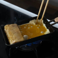 Wahei Enzo Nitrided Carbon Steel Omelette Pan