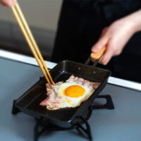 Wahei Enzo Nitrided Carbon Steel Omelette Pan