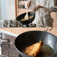 Wahei Enzo Nitrided Carbon Steel Wok