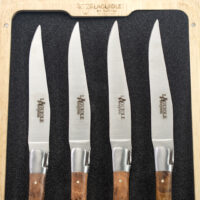 Laguiole en Aubrac Aveyron Ashwood Steak Knife Set of 4