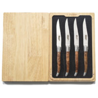 Laguiole en Aubrac Aveyron Ashwood Steak Knife Set of 4